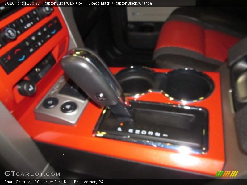 Tuxedo Black / Raptor Black/Orange 2010 Ford F150 SVT Raptor SuperCab 4x4
