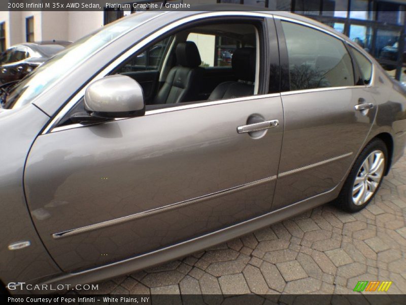 Platinum Graphite / Graphite 2008 Infiniti M 35x AWD Sedan