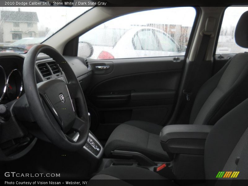 Stone White / Dark Slate Gray 2010 Dodge Caliber SXT