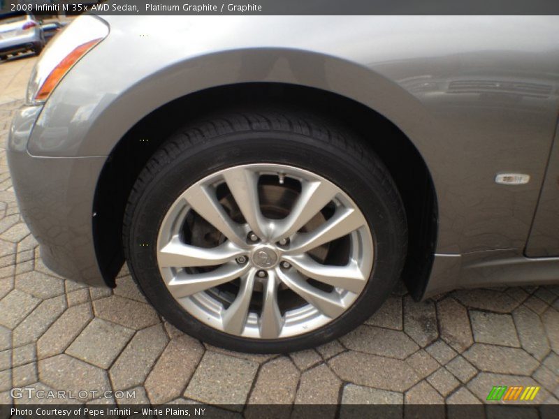 Platinum Graphite / Graphite 2008 Infiniti M 35x AWD Sedan