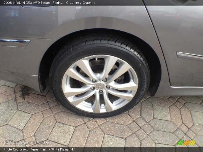 Platinum Graphite / Graphite 2008 Infiniti M 35x AWD Sedan