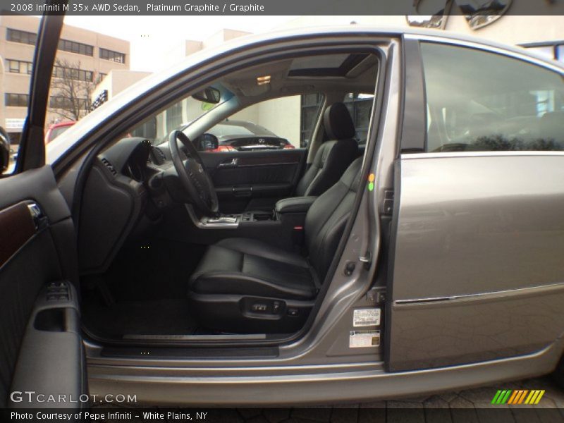 Platinum Graphite / Graphite 2008 Infiniti M 35x AWD Sedan