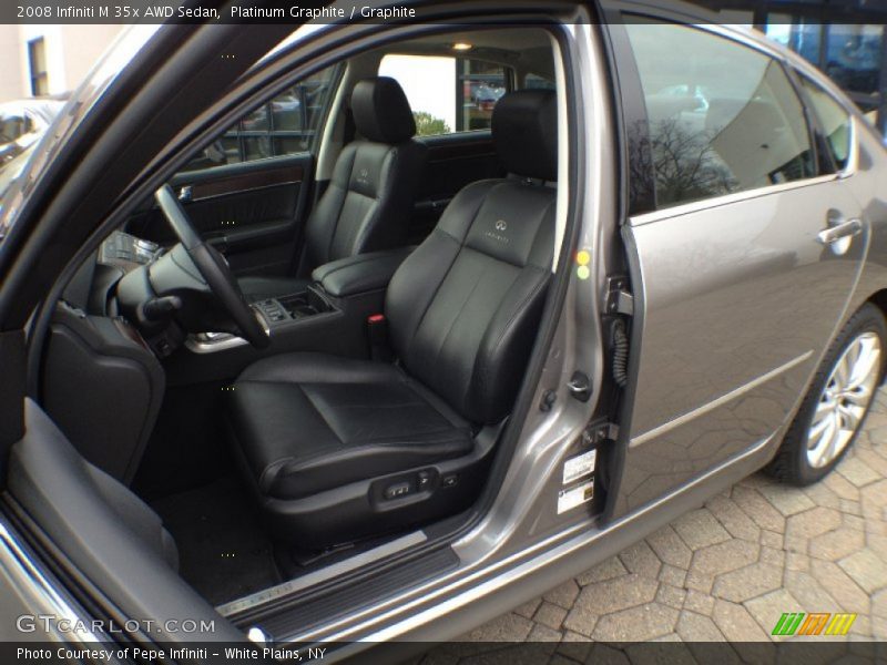 Platinum Graphite / Graphite 2008 Infiniti M 35x AWD Sedan