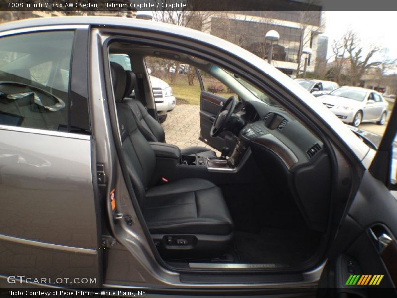 Platinum Graphite / Graphite 2008 Infiniti M 35x AWD Sedan