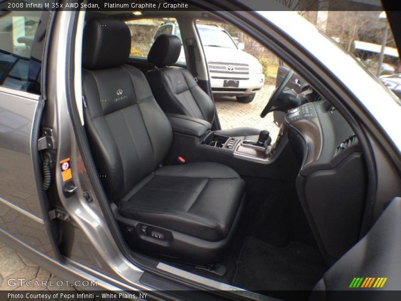 Platinum Graphite / Graphite 2008 Infiniti M 35x AWD Sedan