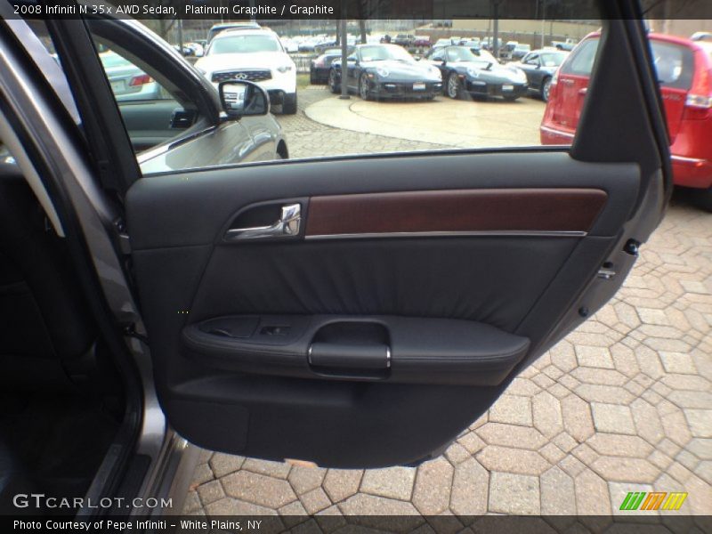 Platinum Graphite / Graphite 2008 Infiniti M 35x AWD Sedan