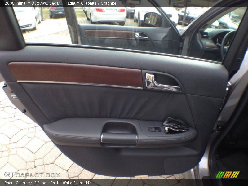 Platinum Graphite / Graphite 2008 Infiniti M 35x AWD Sedan