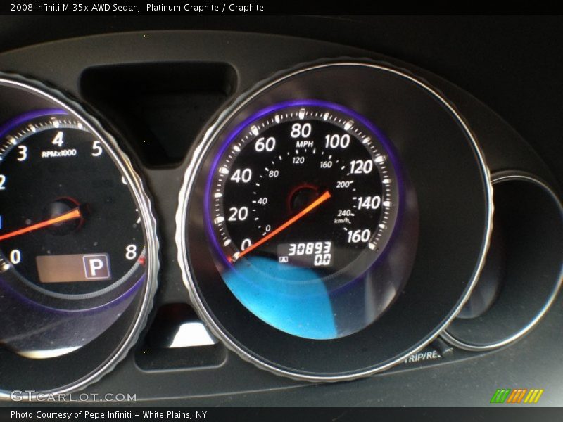  2008 M 35x AWD Sedan 35x AWD Sedan Gauges