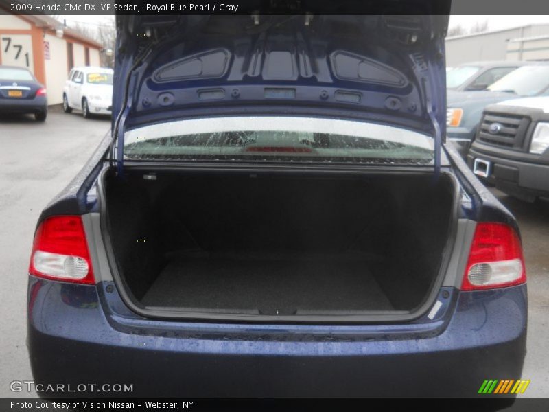 Royal Blue Pearl / Gray 2009 Honda Civic DX-VP Sedan