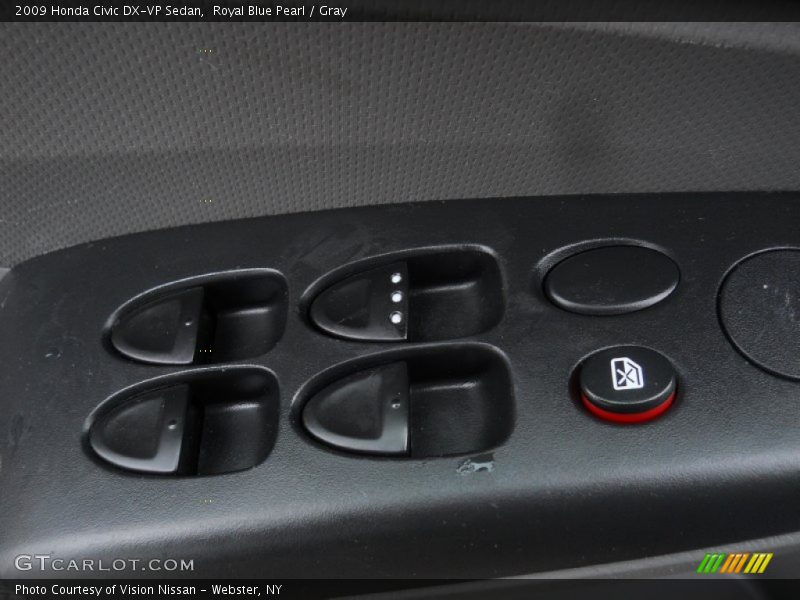 Royal Blue Pearl / Gray 2009 Honda Civic DX-VP Sedan