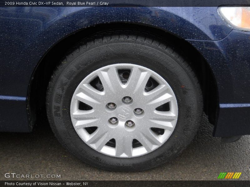 Royal Blue Pearl / Gray 2009 Honda Civic DX-VP Sedan