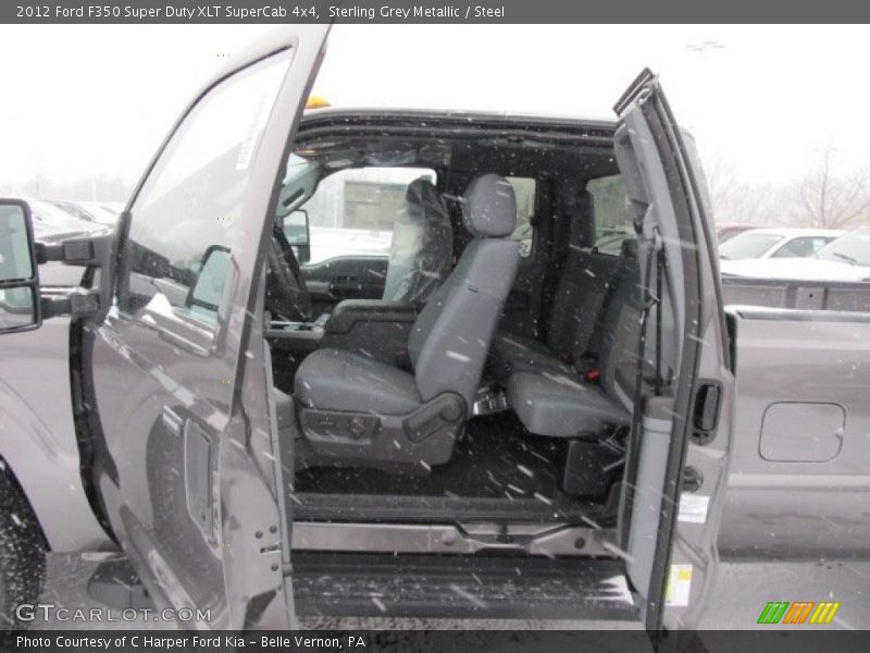  2012 F350 Super Duty XLT SuperCab 4x4 Steel Interior