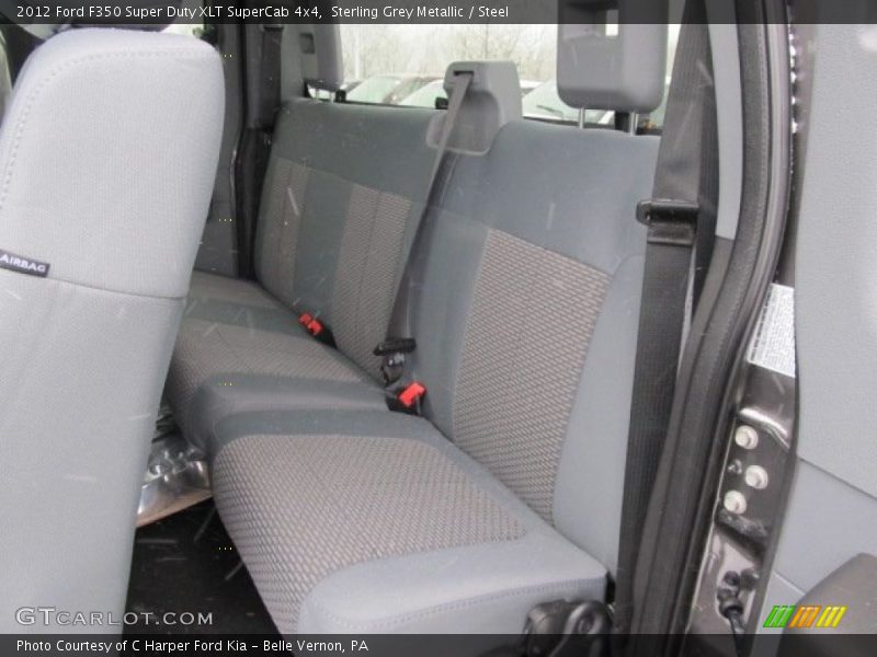  2012 F350 Super Duty XLT SuperCab 4x4 Steel Interior
