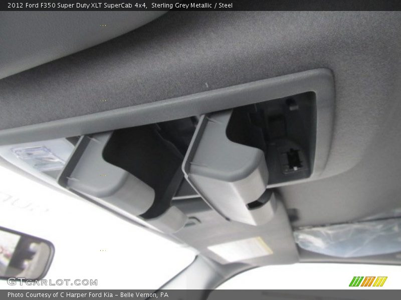 Sterling Grey Metallic / Steel 2012 Ford F350 Super Duty XLT SuperCab 4x4