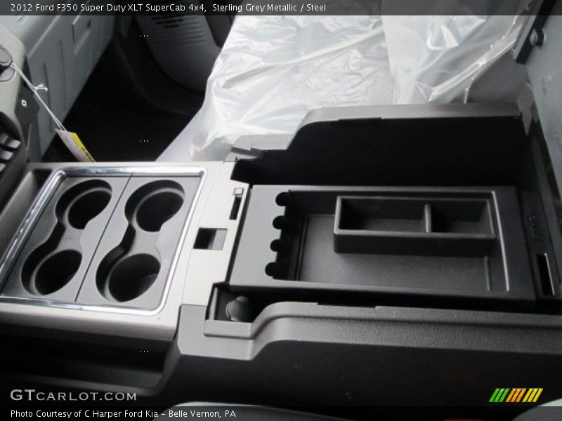Sterling Grey Metallic / Steel 2012 Ford F350 Super Duty XLT SuperCab 4x4