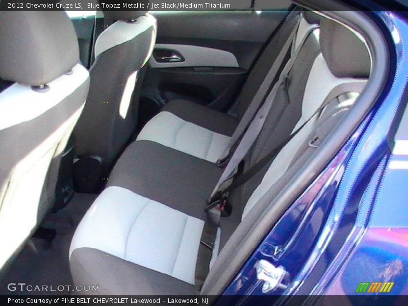 Blue Topaz Metallic / Jet Black/Medium Titanium 2012 Chevrolet Cruze LS