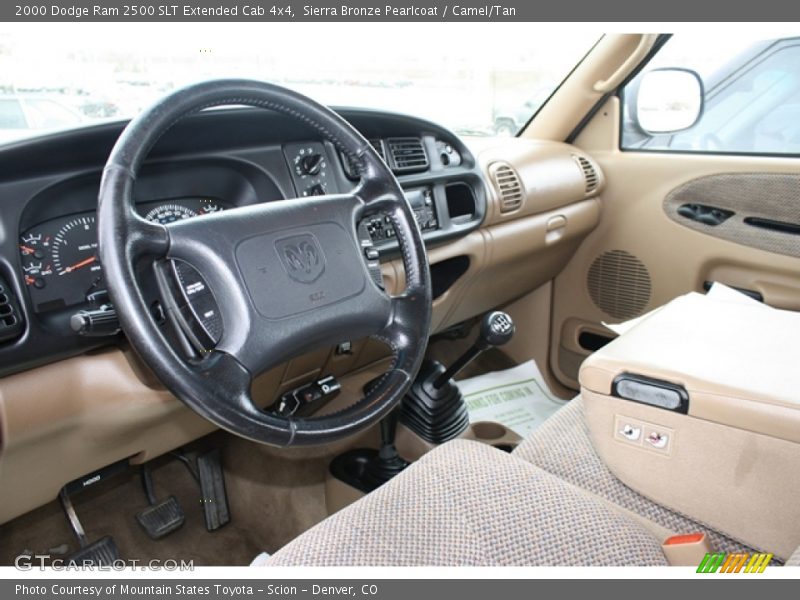 Camel/Tan Interior - 2000 Ram 2500 SLT Extended Cab 4x4 