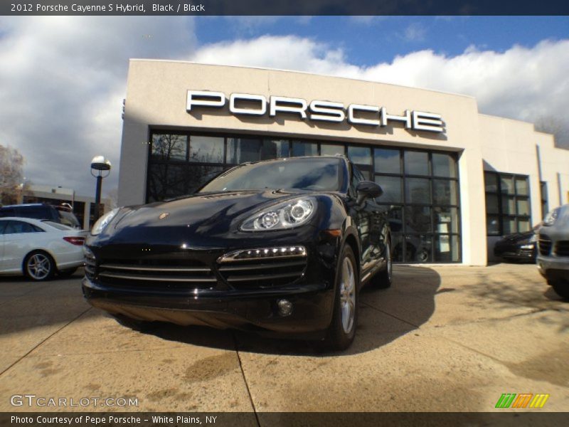 Black / Black 2012 Porsche Cayenne S Hybrid