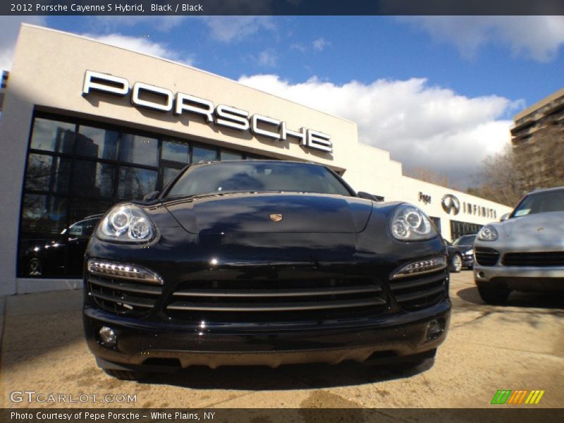 Black / Black 2012 Porsche Cayenne S Hybrid