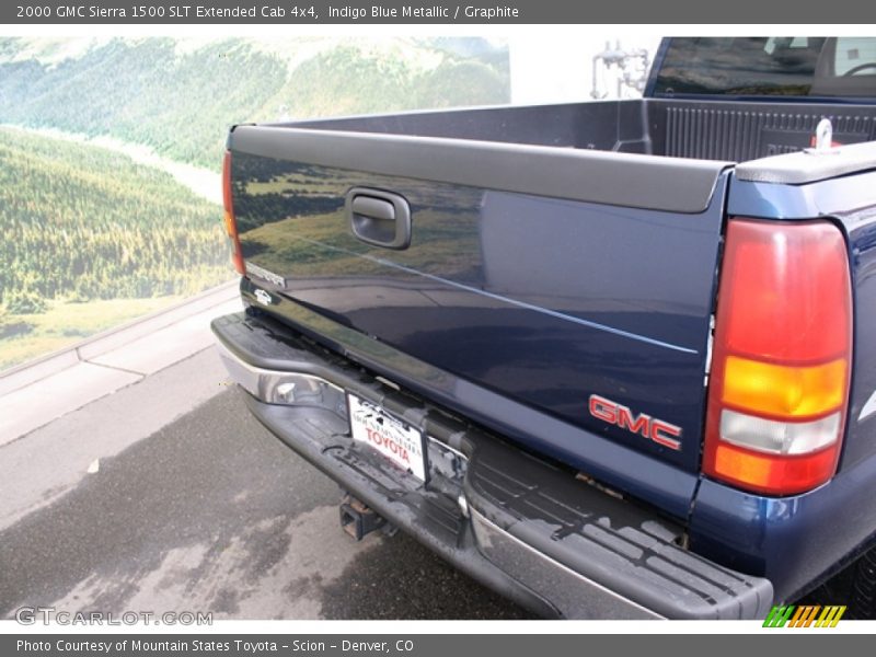 Indigo Blue Metallic / Graphite 2000 GMC Sierra 1500 SLT Extended Cab 4x4