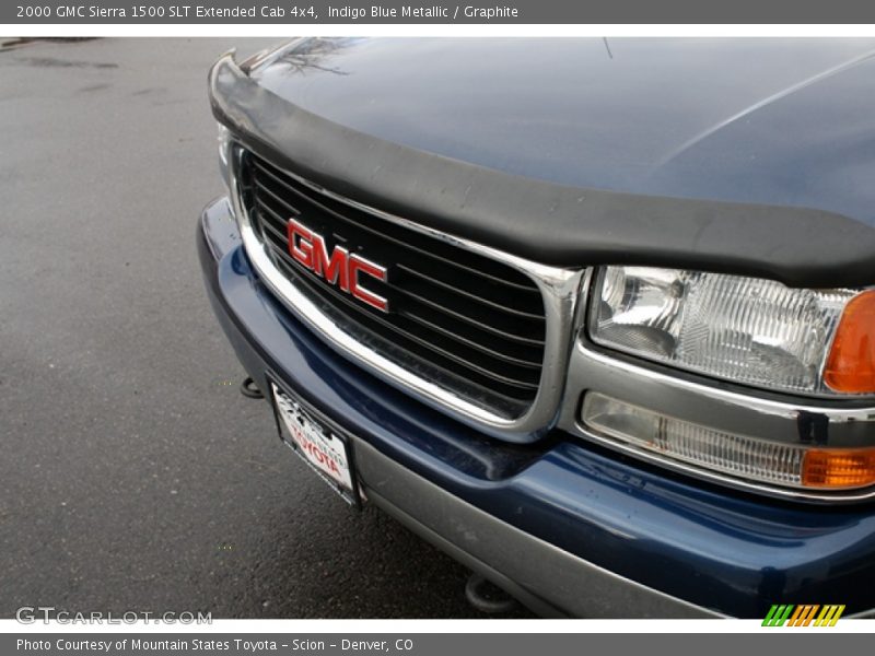 Indigo Blue Metallic / Graphite 2000 GMC Sierra 1500 SLT Extended Cab 4x4