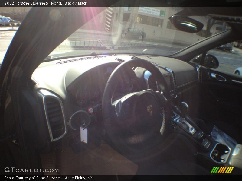 Black / Black 2012 Porsche Cayenne S Hybrid
