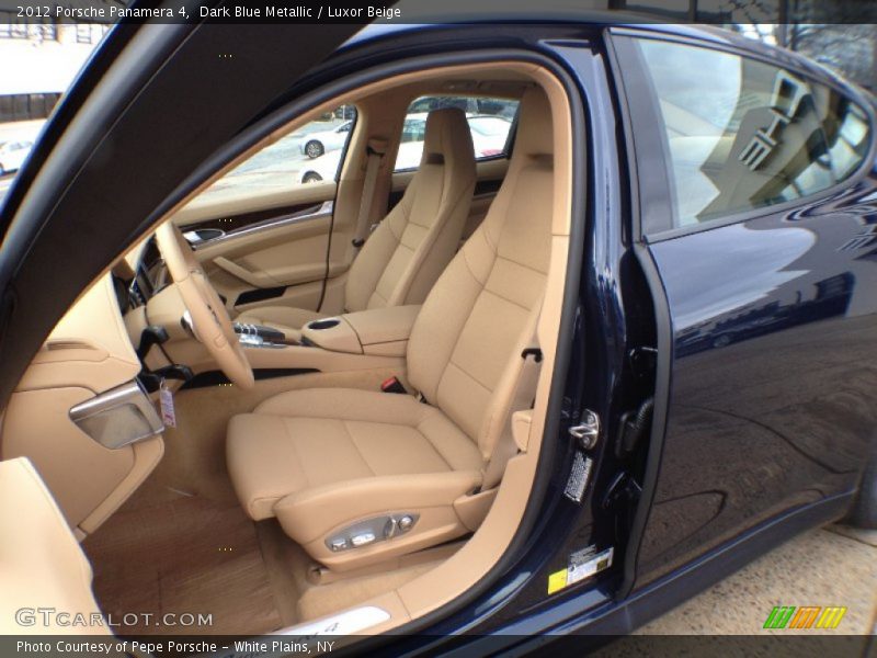  2012 Panamera 4 Luxor Beige Interior