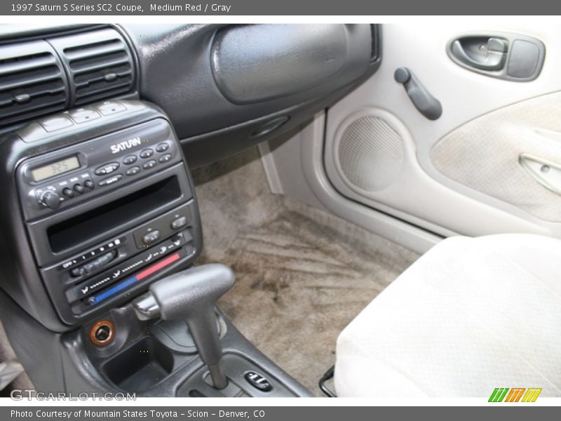 Medium Red / Gray 1997 Saturn S Series SC2 Coupe