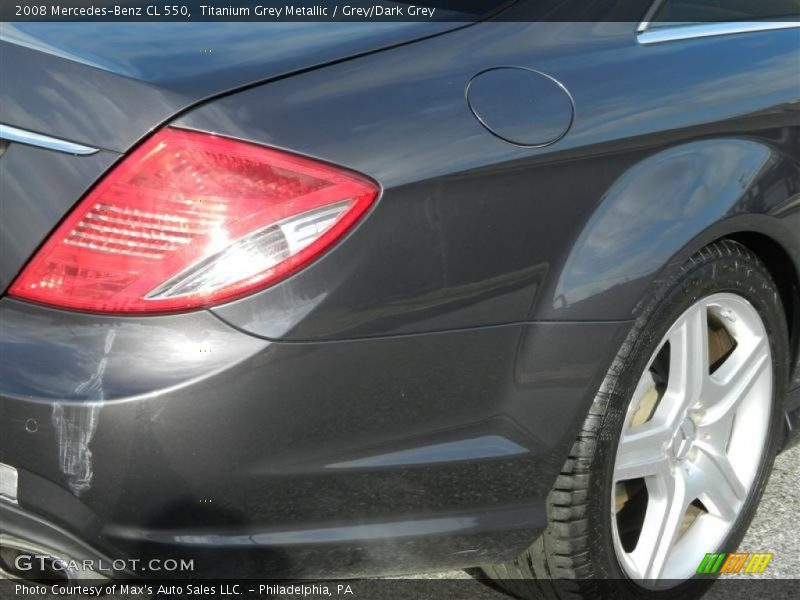 Titanium Grey Metallic / Grey/Dark Grey 2008 Mercedes-Benz CL 550
