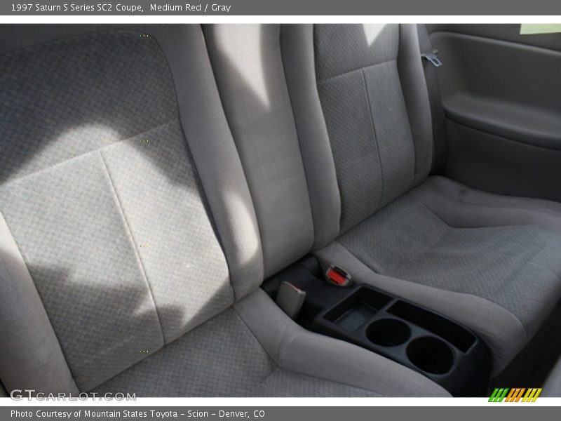 Medium Red / Gray 1997 Saturn S Series SC2 Coupe