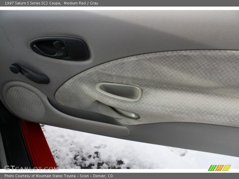 Medium Red / Gray 1997 Saturn S Series SC2 Coupe