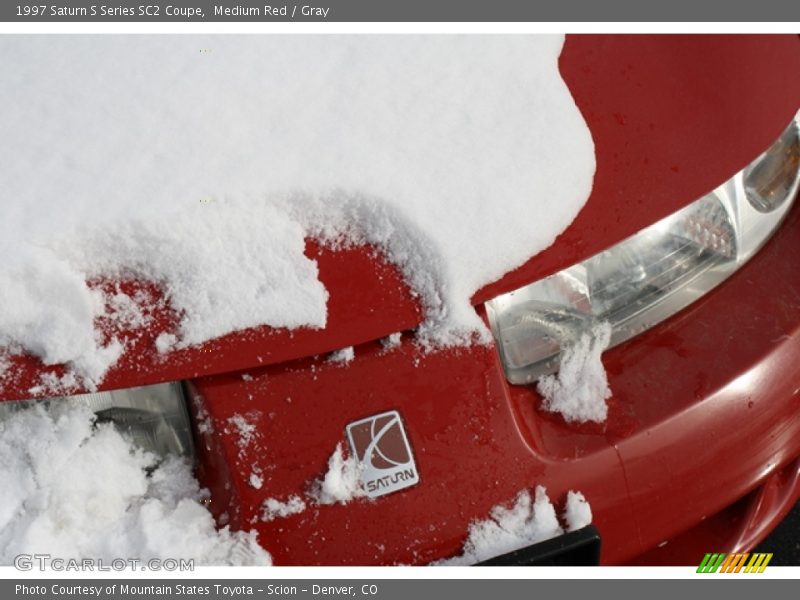 Medium Red / Gray 1997 Saturn S Series SC2 Coupe