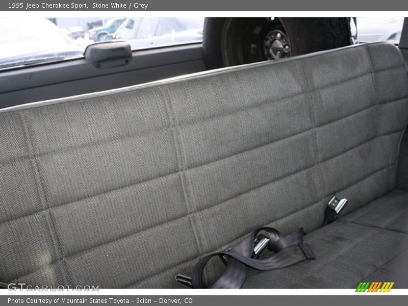 Stone White / Grey 1995 Jeep Cherokee Sport