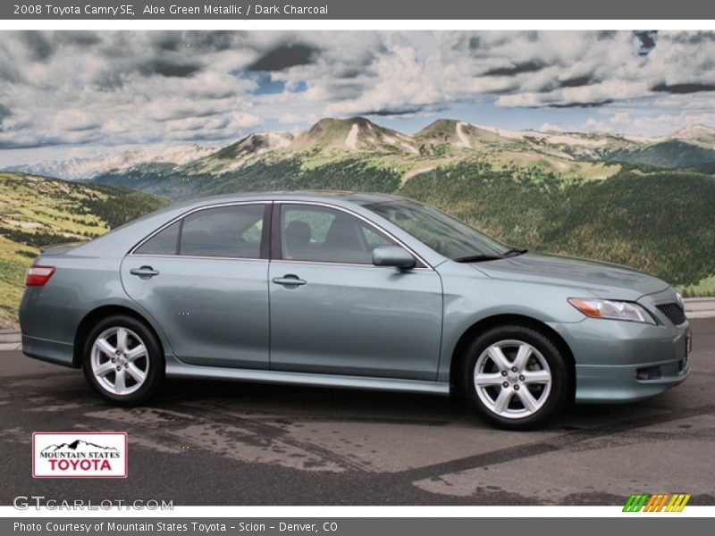 Aloe Green Metallic / Dark Charcoal 2008 Toyota Camry SE