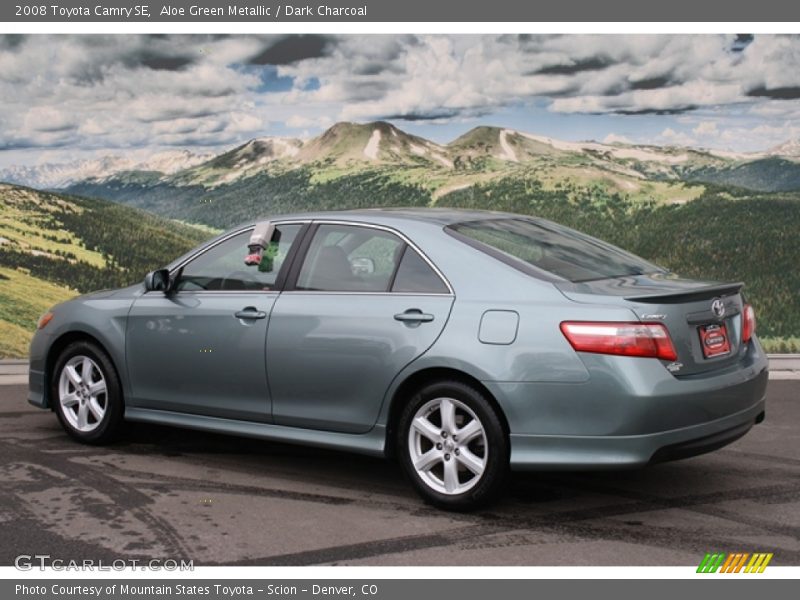 Aloe Green Metallic / Dark Charcoal 2008 Toyota Camry SE
