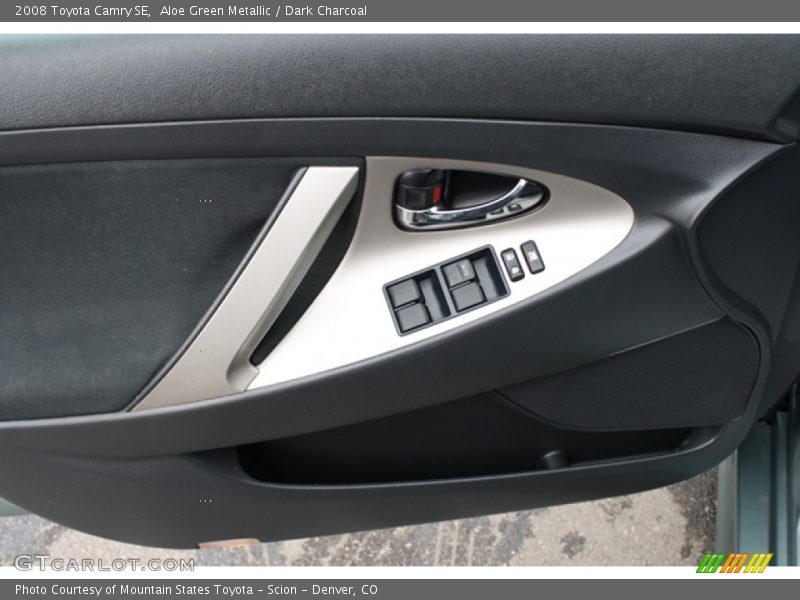 Aloe Green Metallic / Dark Charcoal 2008 Toyota Camry SE