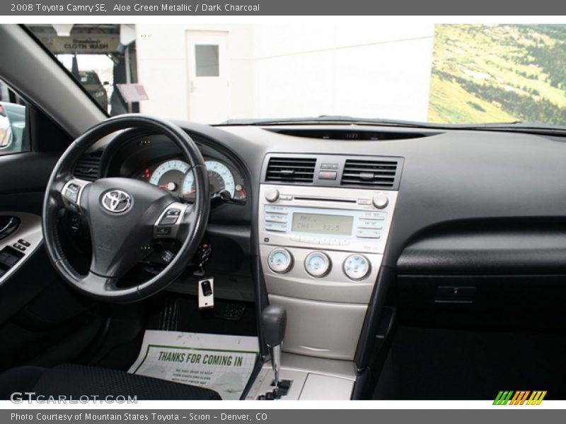 Aloe Green Metallic / Dark Charcoal 2008 Toyota Camry SE