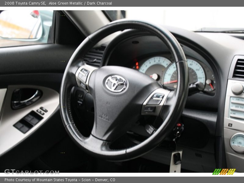 Aloe Green Metallic / Dark Charcoal 2008 Toyota Camry SE