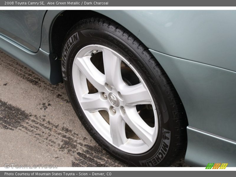 Aloe Green Metallic / Dark Charcoal 2008 Toyota Camry SE