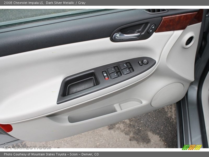 Dark Silver Metallic / Gray 2008 Chevrolet Impala LS