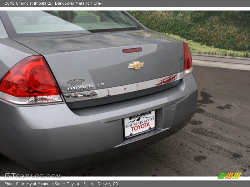 Dark Silver Metallic / Gray 2008 Chevrolet Impala LS