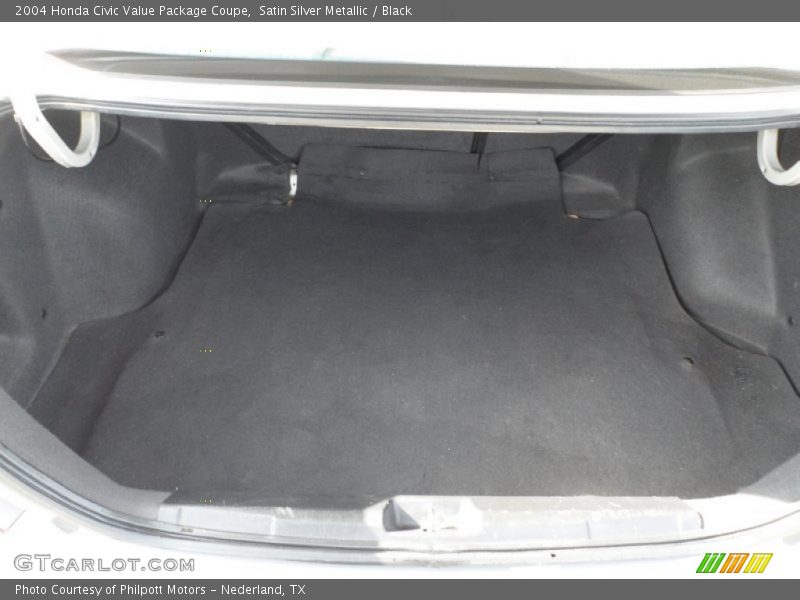 Satin Silver Metallic / Black 2004 Honda Civic Value Package Coupe