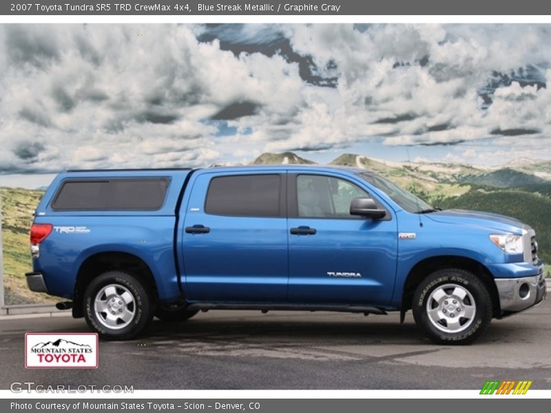 Blue Streak Metallic / Graphite Gray 2007 Toyota Tundra SR5 TRD CrewMax 4x4