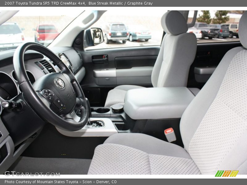 Blue Streak Metallic / Graphite Gray 2007 Toyota Tundra SR5 TRD CrewMax 4x4