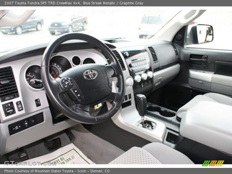 Blue Streak Metallic / Graphite Gray 2007 Toyota Tundra SR5 TRD CrewMax 4x4