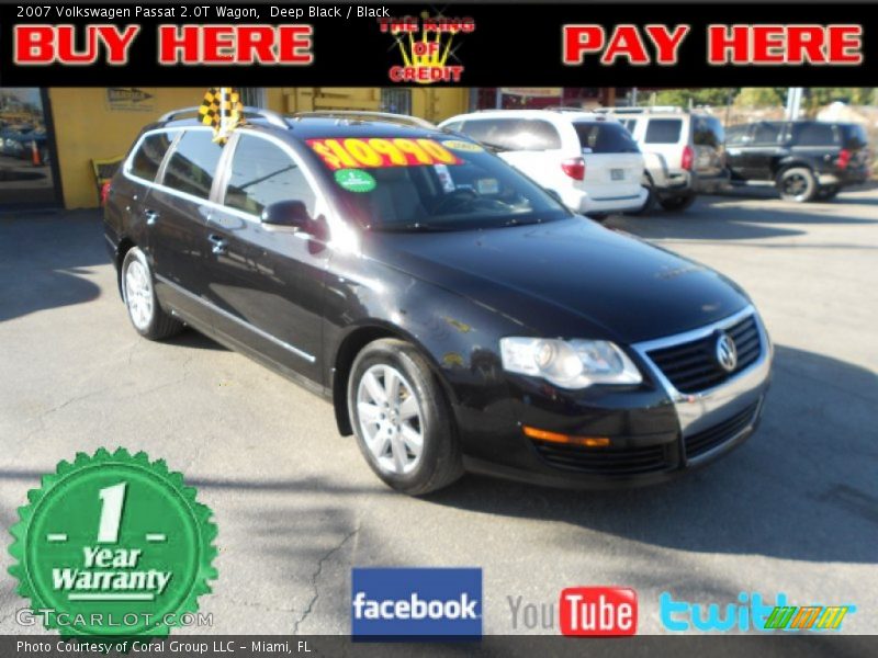 Deep Black / Black 2007 Volkswagen Passat 2.0T Wagon