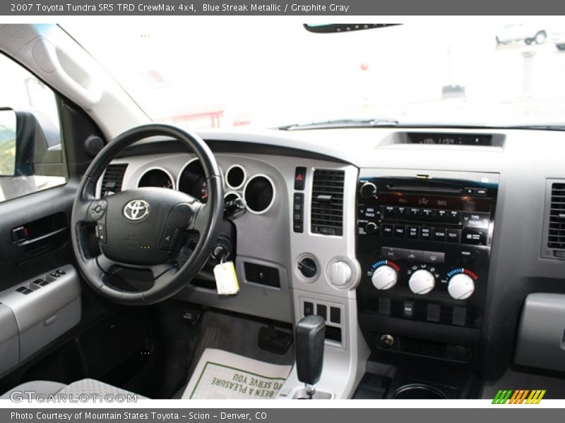 Blue Streak Metallic / Graphite Gray 2007 Toyota Tundra SR5 TRD CrewMax 4x4