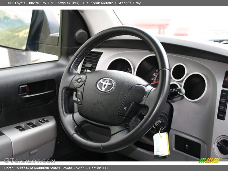 Blue Streak Metallic / Graphite Gray 2007 Toyota Tundra SR5 TRD CrewMax 4x4