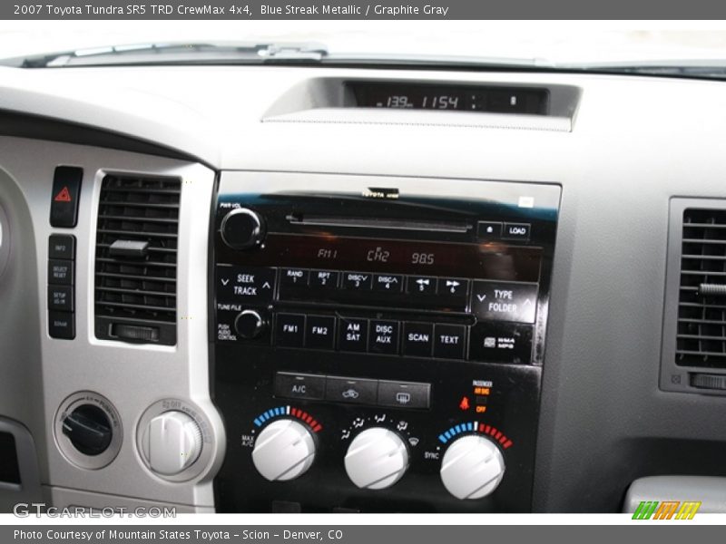 Blue Streak Metallic / Graphite Gray 2007 Toyota Tundra SR5 TRD CrewMax 4x4