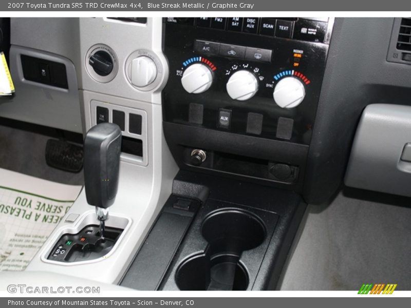 Blue Streak Metallic / Graphite Gray 2007 Toyota Tundra SR5 TRD CrewMax 4x4